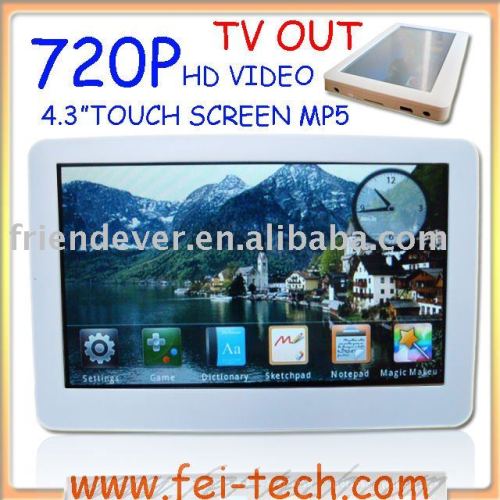 4.3" Touch Screen Mp5 Player