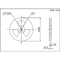 Thin switch with body thickness 2.3mm