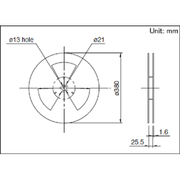 Thin switch with body thickness 2.3mm