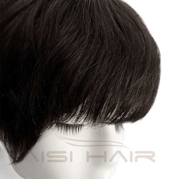 Aisi Hair For Black Women High Quality Pixie Cut  Baby Face Brazilian Wavy Bob Short Human Hair Wigs