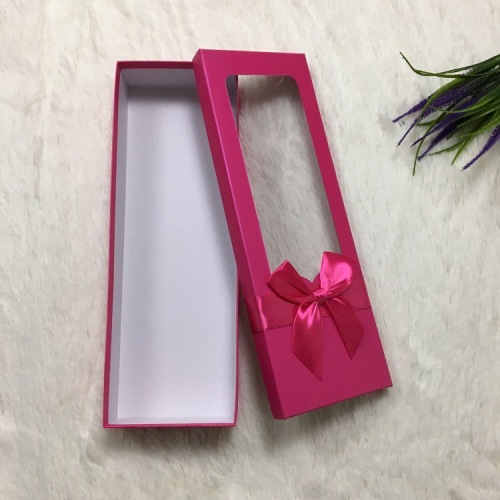 Geschenkbox Blumen Dekor mit Fenster Hochzeitsverpackung