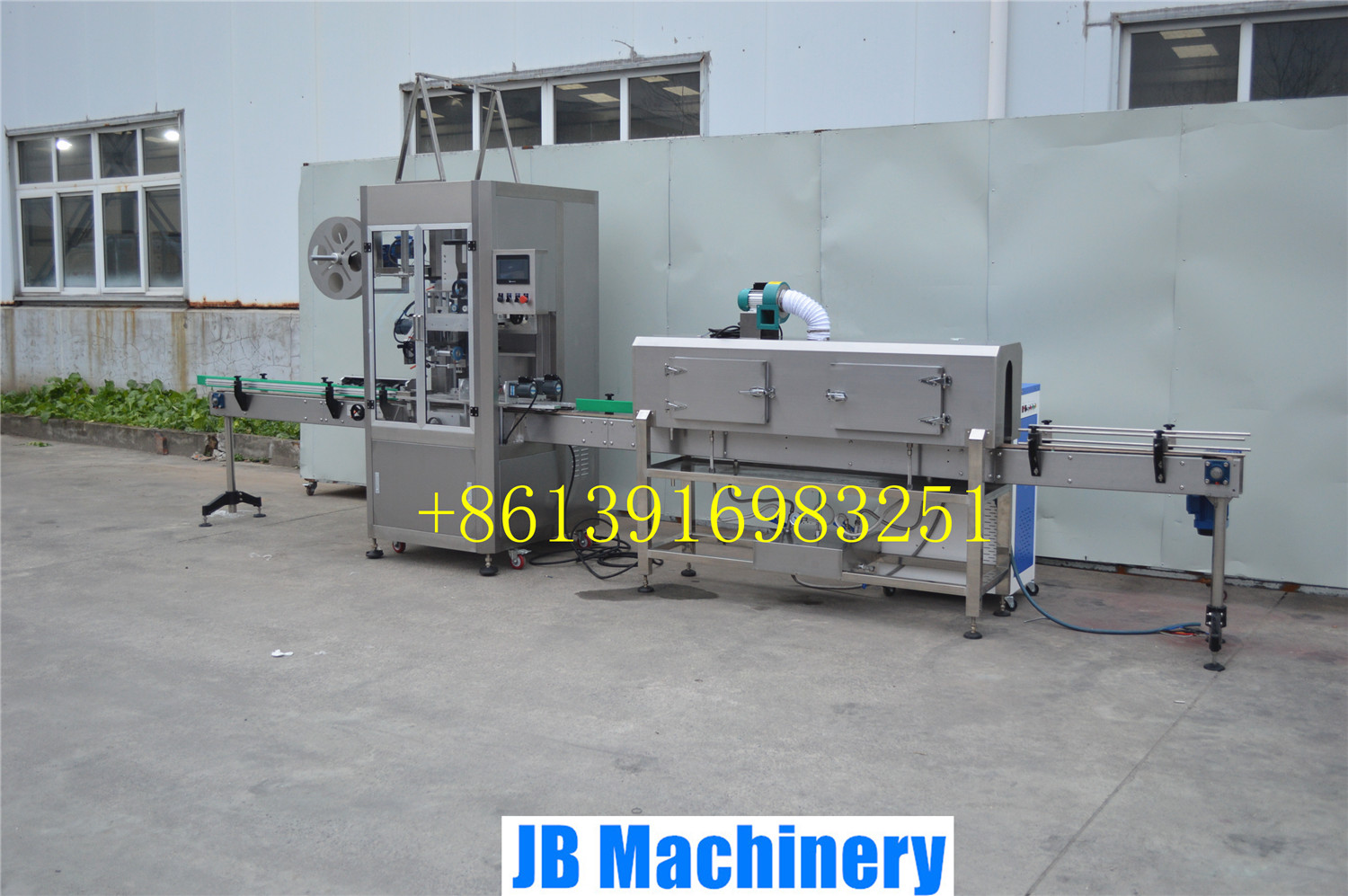 JB-TB200 Automatic shampoo cream lotion shrink sleeve labeling machine bottle sleeve labeler