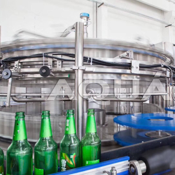 Automatic Glass Bottle Wine Bottling and Corking Machine