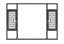 Teana Series Casement Window with Burglar-Proof Net