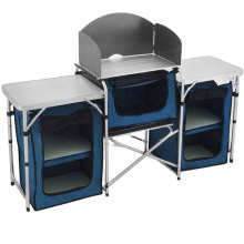Folding Aluminum Kitchen Cabinet for Outdoor Camping