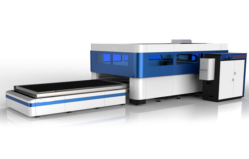 Máquina a laser de fibra CNC de corte de metal