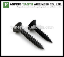 Black phosphated screw drywall screw