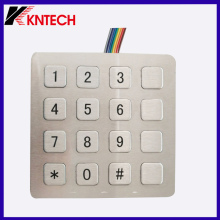 16 Keys Waterproof Keypad IP66 Industrial Keypad Antistatic Assembly Keypad