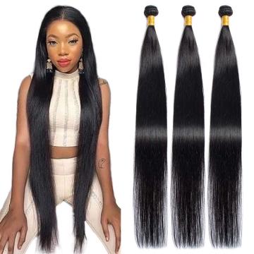 Same Day Shipping 42 32 34 36 38 40 Inch Grade 12 Silk And Peruvian Brazilian Hair Bundles