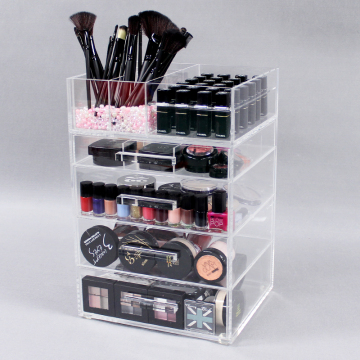 Large Acrylic Makeup Organizer Drawers