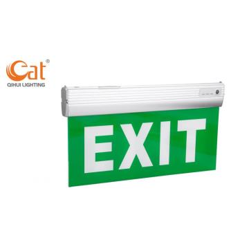 Exit sign with 3.6V Ni-Cd battery