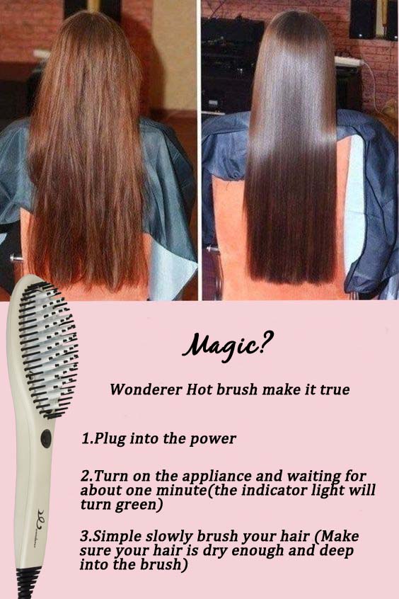 Hair Straightening Brush