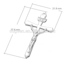 Silver plated unique mens cross modern large mexian sterling silver cross pendant