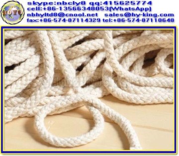 8-strand 4mm cotton braided rope , braided cotton rope , braided cotton rope