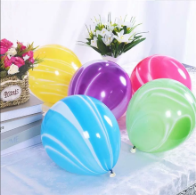 Rainbow Agate Balloons Marble Balloons for Party Decorations