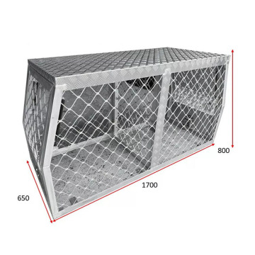 Boîte de cage de chien en métal robuste personnalisée