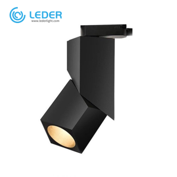 LEDER 12W Led Black Fixed Track Lighting