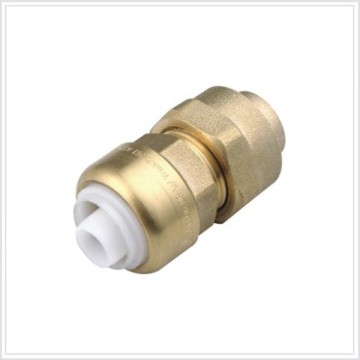 straight fittings brass material fittings Flared Copper Compression Union
