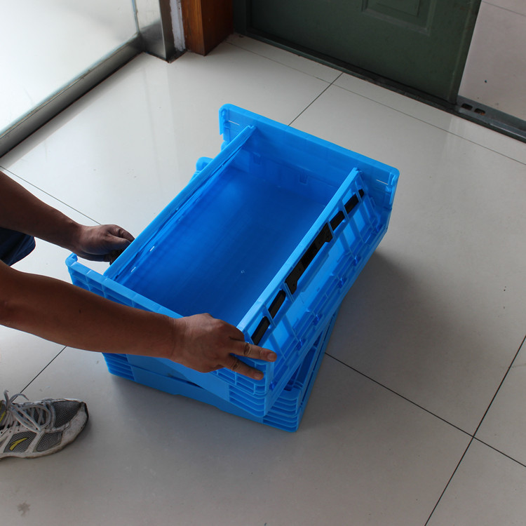 Plastic Rectangular Large Industrial Storage Box Foldable Fruit Box Factory Turnover Crate Box