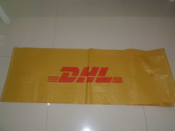yellow pp Posting bag packing 50kg export to Russia