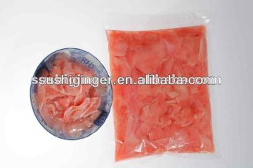 sushi ginger slice in bag