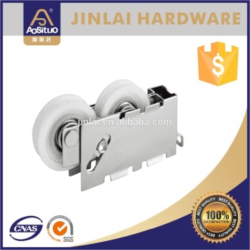 Aluminum sliding window roller beaing with tuo wheel