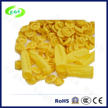 Yellow ESD Non Dust Latex Finger Cots Without Powder (EGS-27)