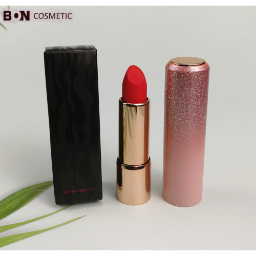 Cosmético al por mayor personalizado su propio lápiz labial impermeable mate