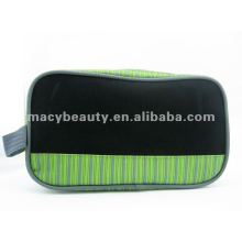2014 fashion nylon mesh cosmetic bag train case
