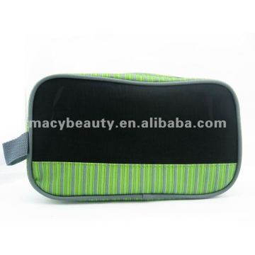 2014 fashion nylon mesh cosmetic bag train case