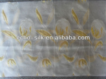 silk metallic jacquard