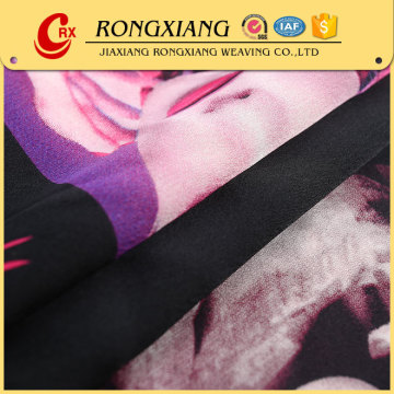 Fabric textile supplier Fashion Polyester stretch print fabric