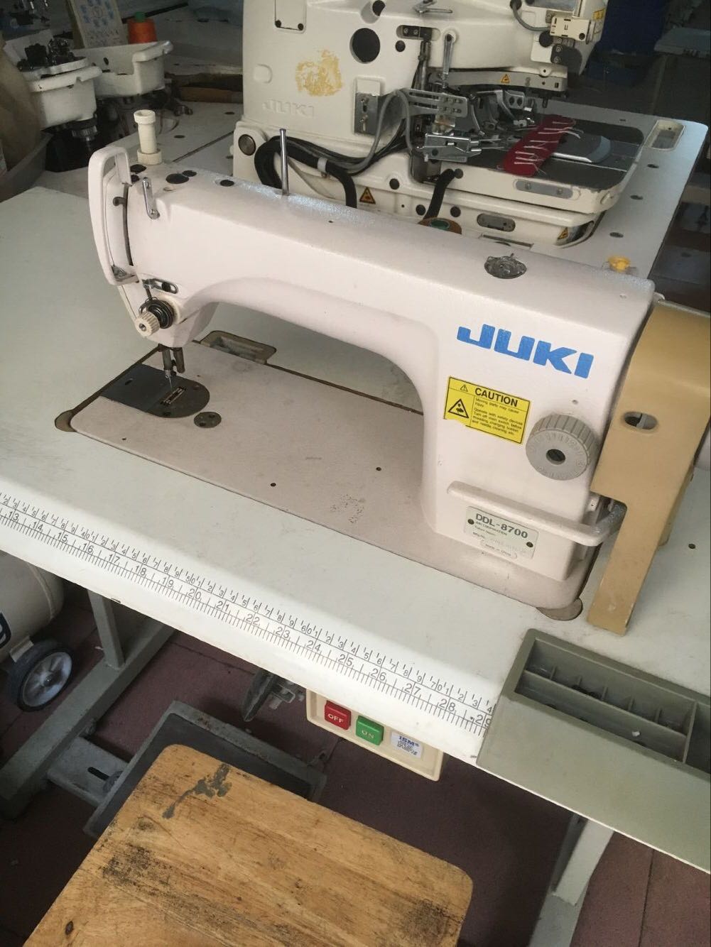 used single needle industrial lockstitch sewing machine 8700 sale