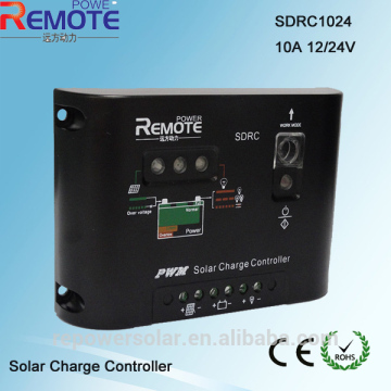 pwm solar charge controller 12v 24v solar lighting +timer solar controller
