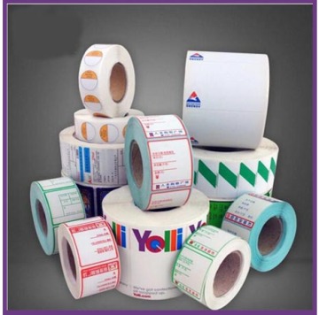 Hot sale self adhesive paper sticker label roll