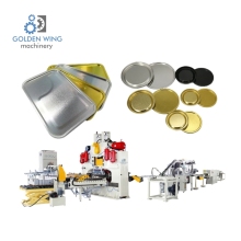 Automatic paint Pail Tin Can Cover Making Machine