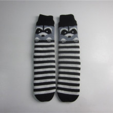 Striped Fox Jacquard Boden Socken