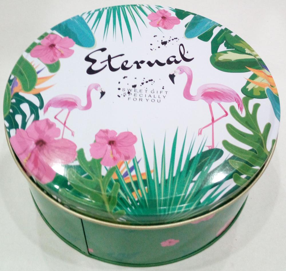 Round Chocolate Tin Box