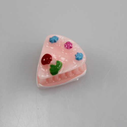 Christmas party gifts 14*12*8MM resin pink flatback cake bracelet charm