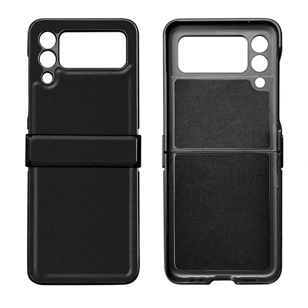 Pieghevole Samsung Z Flip 4 Case di telefono in pelle