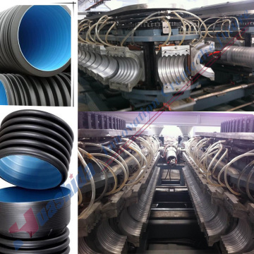Plastic HDPE Double Wall Corrugated Tube Producion Line (DWCP-500)