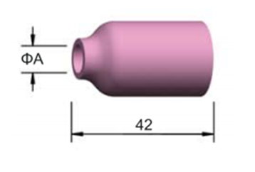 54N Tig Welding Ceramic Nozzles