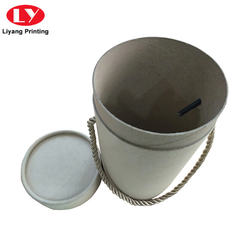 Custom Cylindrical Paper Packaging Round Kraft Box