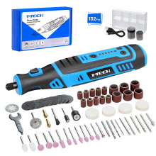 Dremel 8V Rechargeable Cordless Rotary Tool Kit with 132-Piece Accessory Set