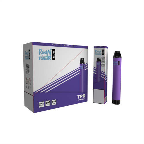 RandM Tornado 600 puffs 2% new cheap bargain