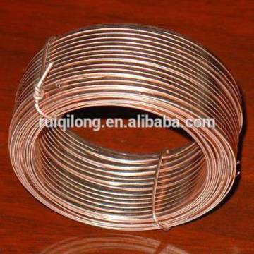 Stitching wire flattening machines