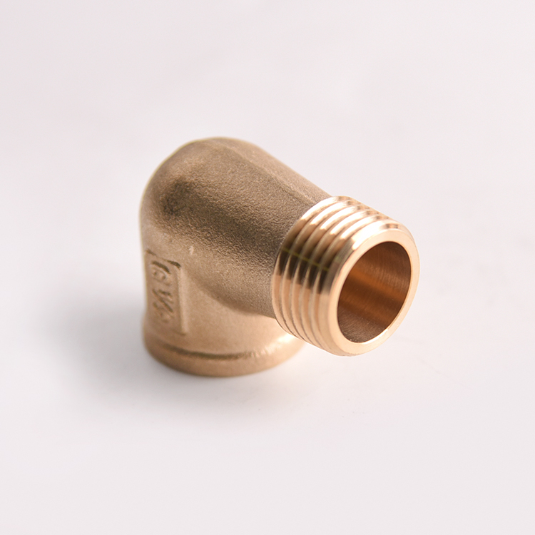 CNC Turning Parts Brass Pipe Fitting Male Copper Tube Connector