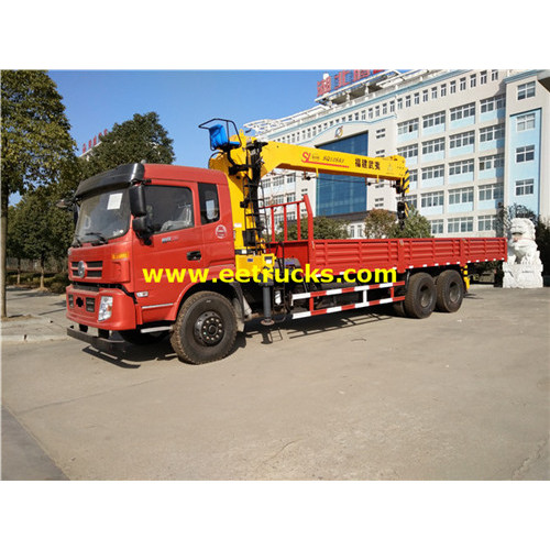 DFAC 6x4 10ton Truck with Cranes