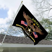Double-Sided Custom Logo US Army Eagle Flags