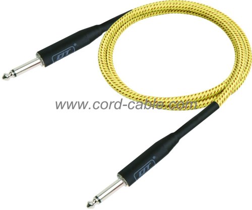 DBS serie instrumento guitarra Cable Jack a Jack chaqueta trenzada